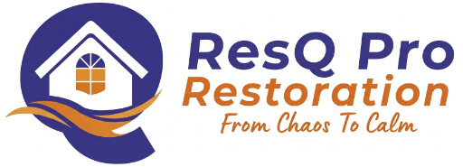 ResQ Pro Restoration logo. From chaos to calm